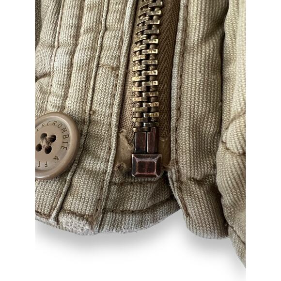 Abercrombie & Fitch Vintage Adirondack Coat Tan Heavyweight Jacket Men’s Small - Picture 10 of 15